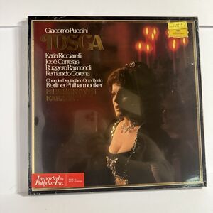 PUCCINI Tosca RICCIARELLI CARRERAS RAIMONDI CORENA KARAJAN 2LP Box still sealed